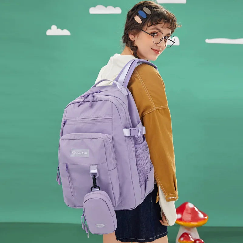 15.6 Inch Multilayer Travel Backpack College Students Schoolbag Women Large Capacity Business Luggage Storage Carry on Backpacks