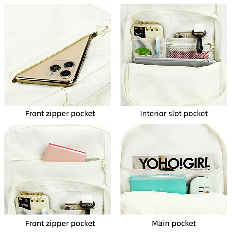 15.6 Inch Multilayer Travel Backpack College Students Schoolbag Women Large Capacity Business Luggage Storage Carry on Backpacks