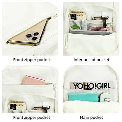 15.6 Inch Multilayer Travel Backpack College Students Schoolbag Women Large Capacity Business Luggage Storage Carry on Backpacks