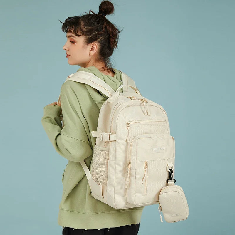15.6 Inch Multilayer Travel Backpack College Students Schoolbag Women Large Capacity Business Luggage Storage Carry on Backpacks