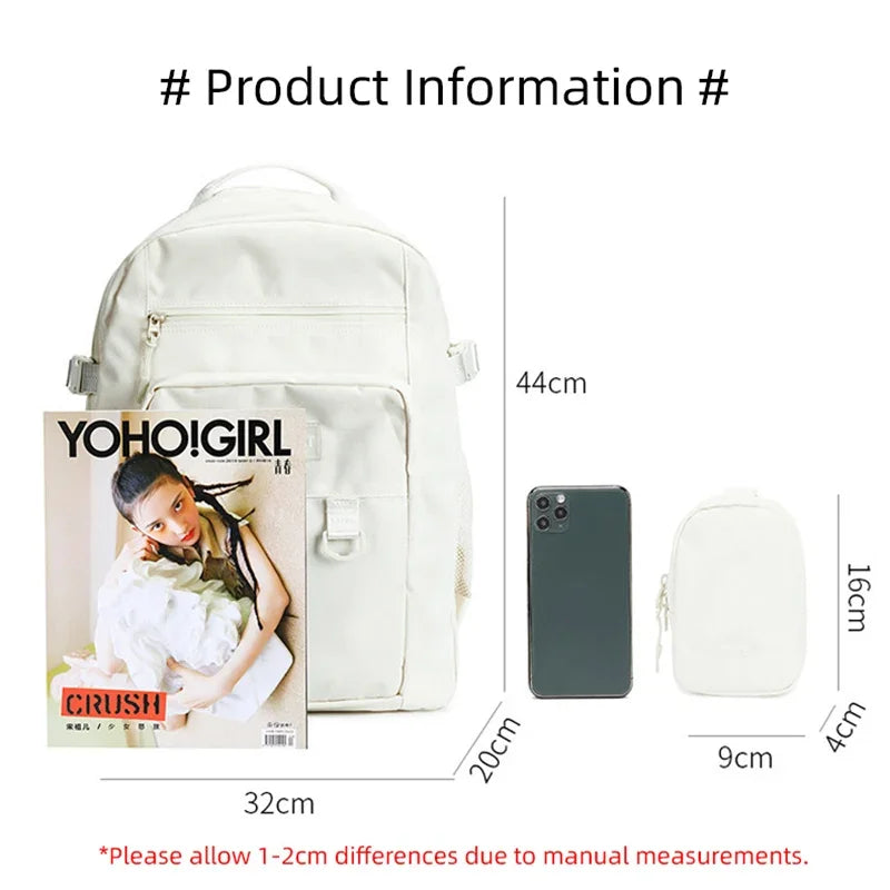 15.6 Inch Multilayer Travel Backpack College Students Schoolbag Women Large Capacity Business Luggage Storage Carry on Backpacks
