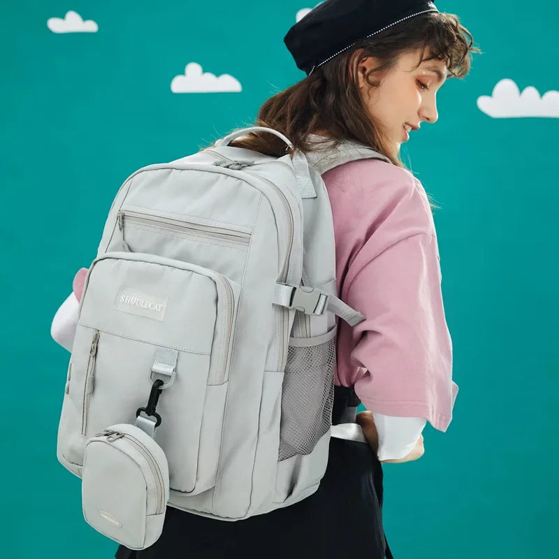 15.6 Inch Multilayer Travel Backpack College Students Schoolbag Women Large Capacity Business Luggage Storage Carry on Backpacks