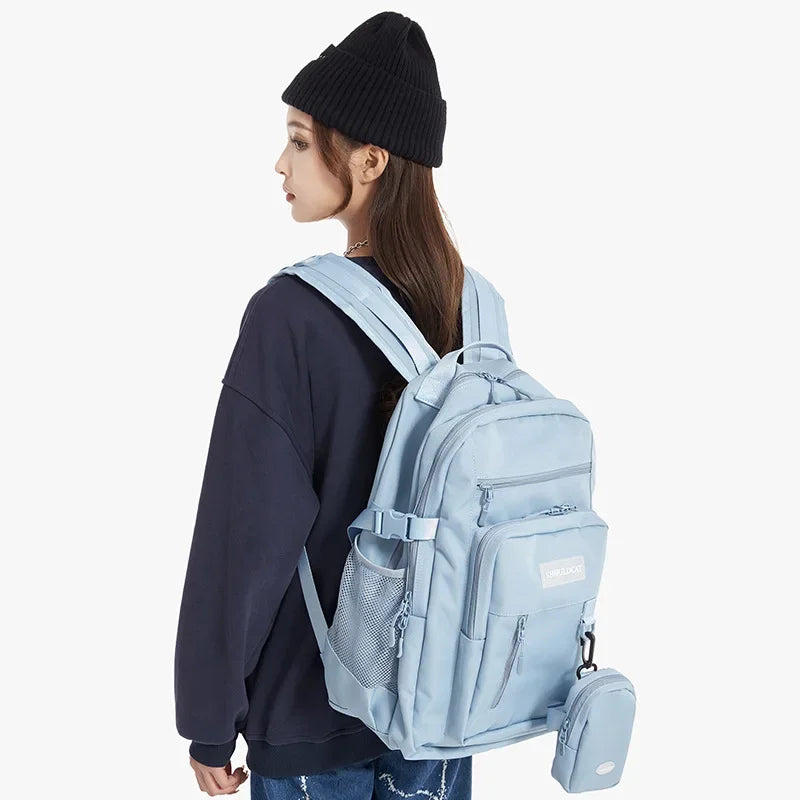 15.6 Inch Multilayer Travel Backpack College Students Schoolbag Women Large Capacity Business Luggage Storage Carry on Backpacks