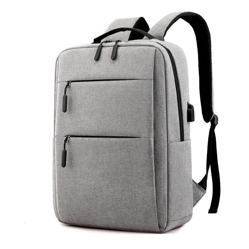 15.6" Laptop Bag Women Men Nylon Bookbag Leisure Travel Causal Day Pack Mochila Notebook Computer Cover Backpack Rucksack USB
