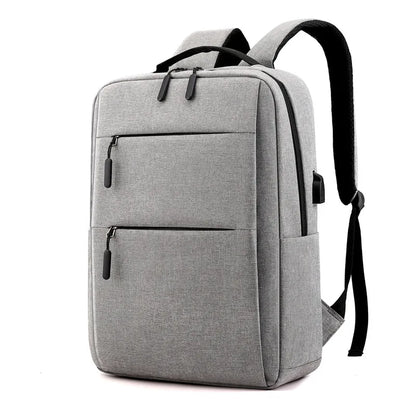 15.6" Laptop Bag Women Men Nylon Bookbag Leisure Travel Causal Day Pack Mochila Notebook Computer Cover Backpack Rucksack USB