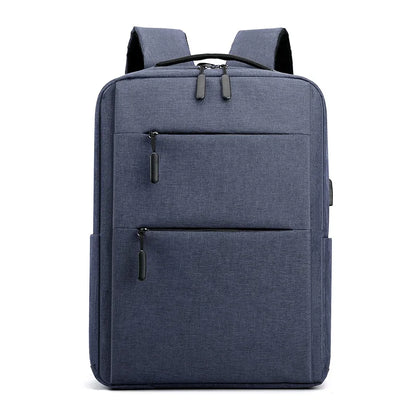 15.6" Laptop Bag Women Men Nylon Bookbag Leisure Travel Causal Day Pack Mochila Notebook Computer Cover Backpack Rucksack USB
