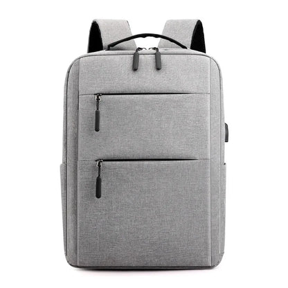 15.6" Laptop Bag Women Men Nylon Bookbag Leisure Travel Causal Day Pack Mochila Notebook Computer Cover Backpack Rucksack USB
