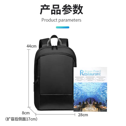 15.6 inch Laptop Backpack Men  Waterproof School Backpacks USB Charging Business Male Travel Bag