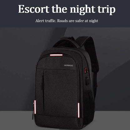 15.6-inch Laptop Usb Charging Large Capacity Simple Business Men's Computer Backpack Leisure Travel Student School Bag