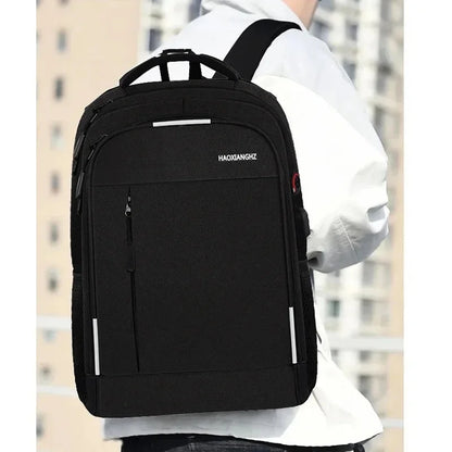 15.6-inch Laptop Usb Charging Large Capacity Simple Business Men's Computer Backpack Leisure Travel Student School Bag