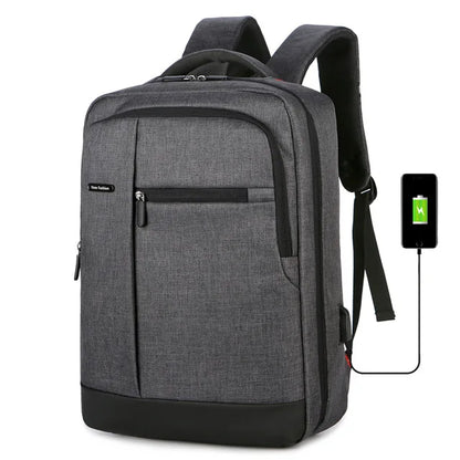 15.6 inch Men School Laptop Backpacks Travel Multi USB Charger Male College Backpacks Business Back Pack Bag for Boys Mochila