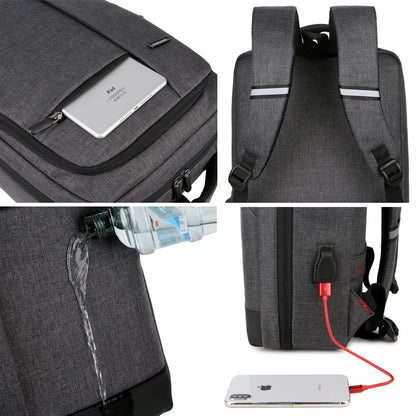 15.6 inch Men School Laptop Backpacks Travel Multi USB Charger Male College Backpacks Business Back Pack Bag for Boys Mochila