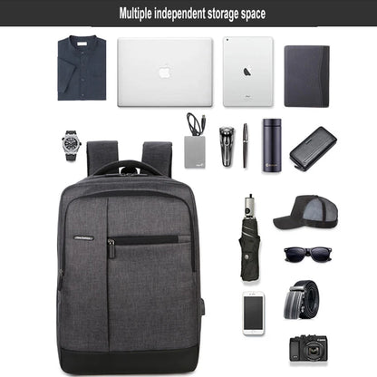 15.6 inch Men School Laptop Backpacks Travel Multi USB Charger Male College Backpacks Business Back Pack Bag for Boys Mochila