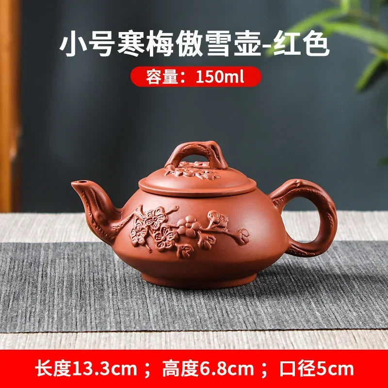 150/200/550/600ml Large Capacity Purple Sand Pot Hand Made Large Chinese Clay Teapot Tea Cup Household Ceramic Kettle Teapot Tea