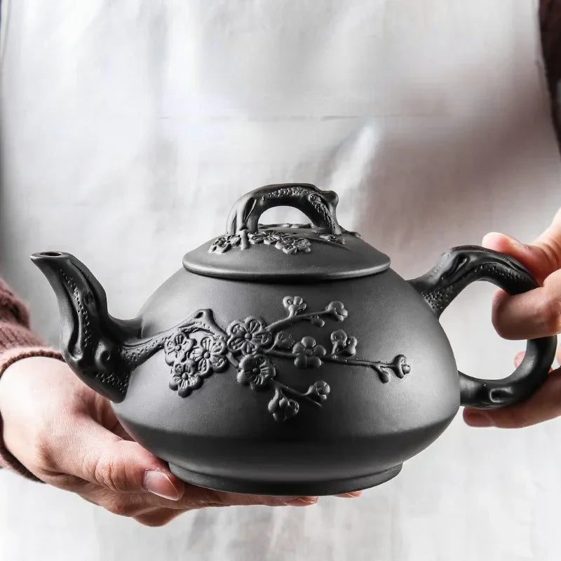 150/200/550/600ml Large Capacity Purple Sand Pot Hand Made Large Chinese Clay Teapot Tea Cup Household Ceramic Kettle Teapot Tea