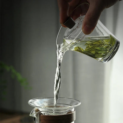 150ML Transparent Glass Cover Bowl Tea Tureen Special Tea Set for Green Tea Kung Fu Tea Bowl Single Non-hot Tea Maker Gaiwan