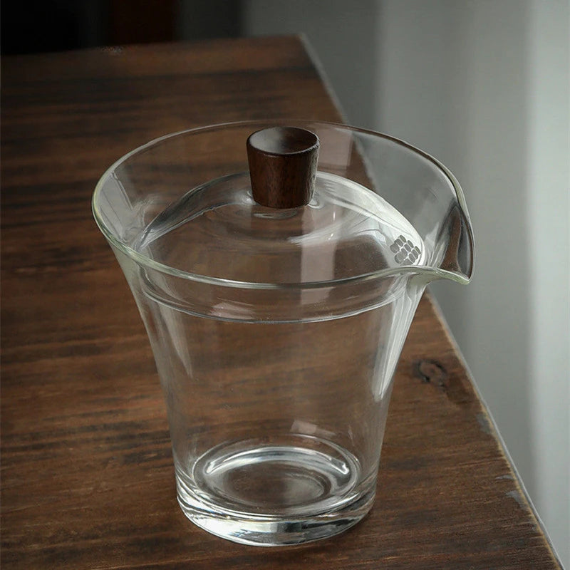 150ML Transparent Glass Cover Bowl Tea Tureen Special Tea Set for Green Tea Kung Fu Tea Bowl Single Non-hot Tea Maker Gaiwan
