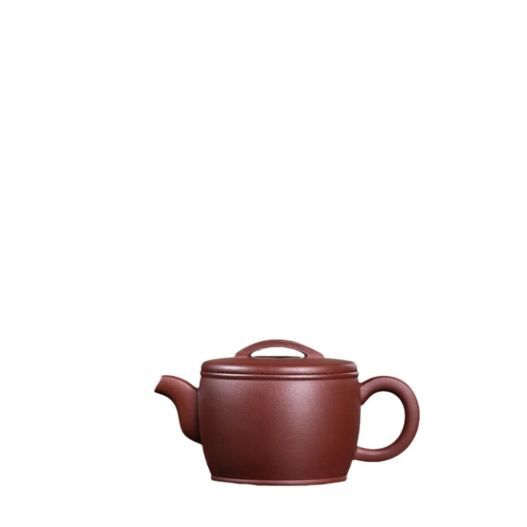 150cc 300cc Handmade Zisha Teapot, Raw Ore Purple Vermillion Clay, Giant Wheel Pot, Kung-Fu Teaware, Drinkware for Puer