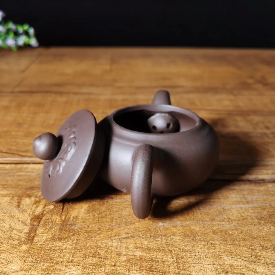 150cc Drinkware Puer Chinese Tea Pot Oolong Yixing Blooming Purple Clay Tea Pot Vintage Traditional Dzbanek Do Herbaty Teaware