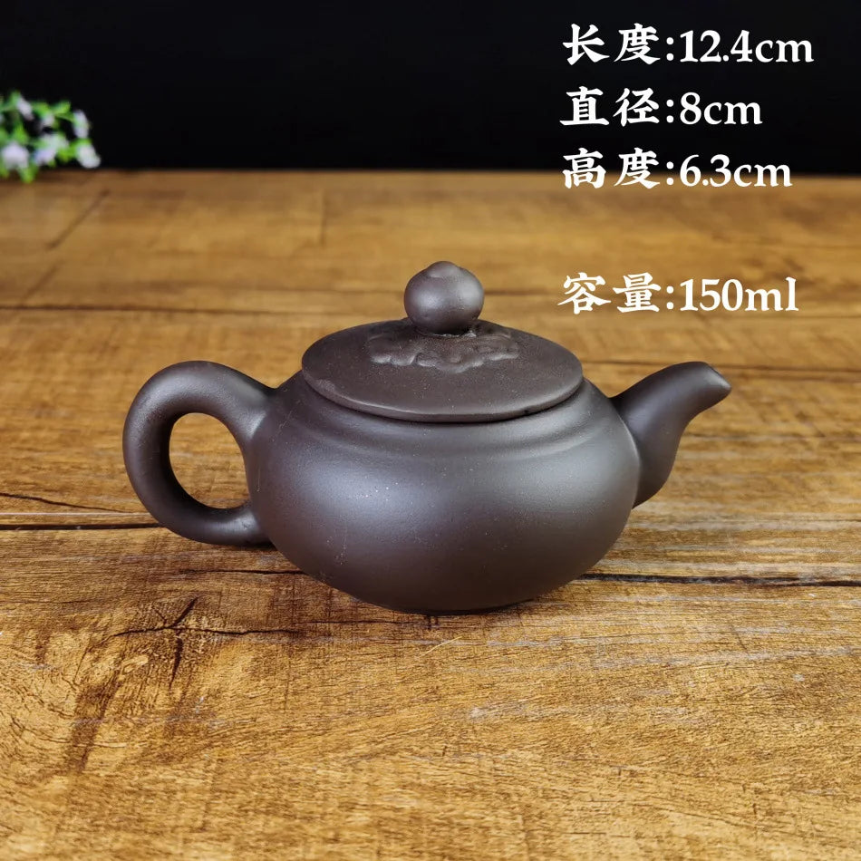 150cc Drinkware Puer Chinese Tea Pot Oolong Yixing Blooming Purple Clay Tea Pot Vintage Traditional Dzbanek Do Herbaty Teaware