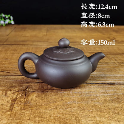 150cc Drinkware Puer Chinese Tea Pot Oolong Yixing Blooming Purple Clay Tea Pot Vintage Traditional Dzbanek Do Herbaty Teaware