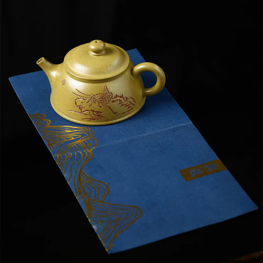 150cc Handmade Section Mud Xishi Tea Pot Chinese Yixing Purple Clay Teapots Customized  Beauty Kettle Zisha Tea Set