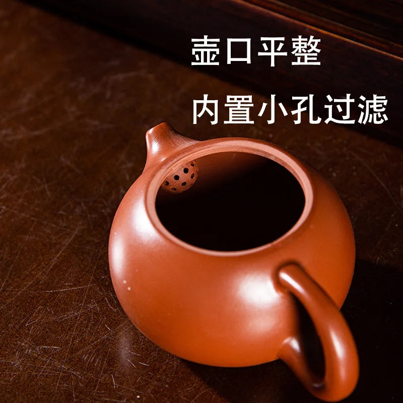 150cc Handmade Xi Shi Pot With Tea Infuser Teapot Red Clay Tetera Zhu Ni Porcelain Antique Chinese Ceramic Kettle