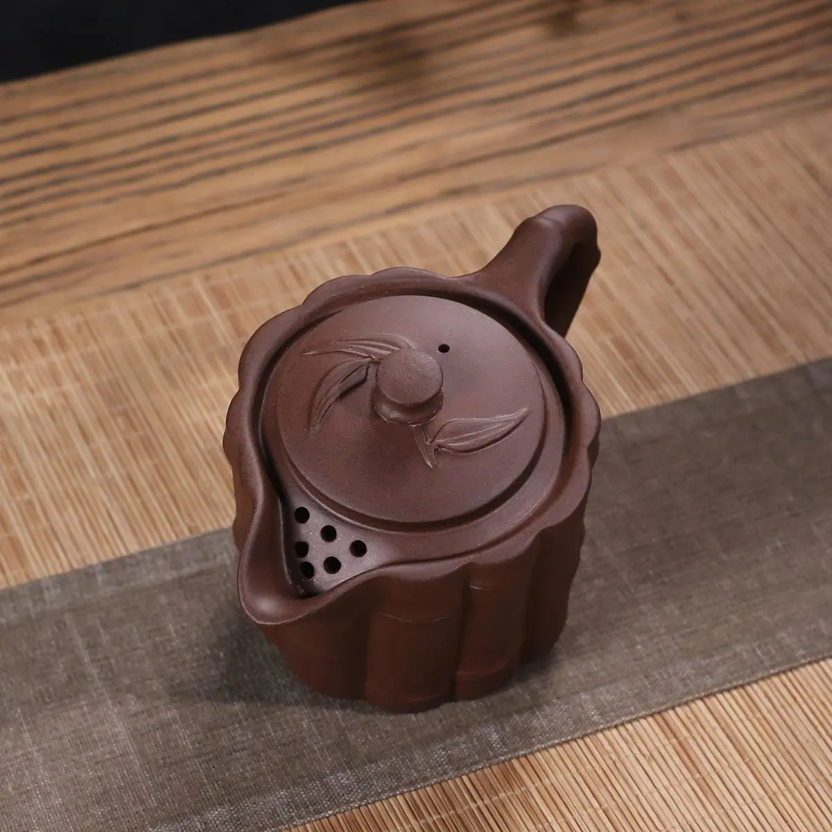 150cc Yixing Handmade Purple Clay Pot Combination of Clear Knowledge and Action Kung Fu Tea Set Chinese TeaPot