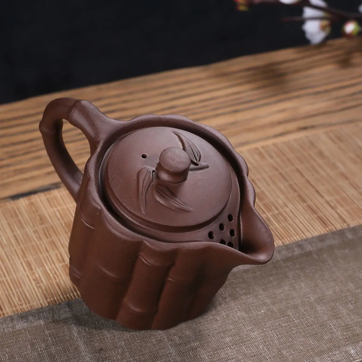 150cc Yixing Handmade Purple Clay Pot Combination of Clear Knowledge and Action Kung Fu Tea Set Chinese TeaPot
