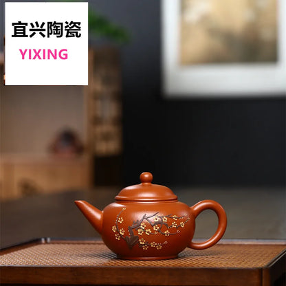 150cc Yixing Teapot Handmade Purple Clay Small Capacity Traditional Chinese Kettle Puer Oolong Tea Set