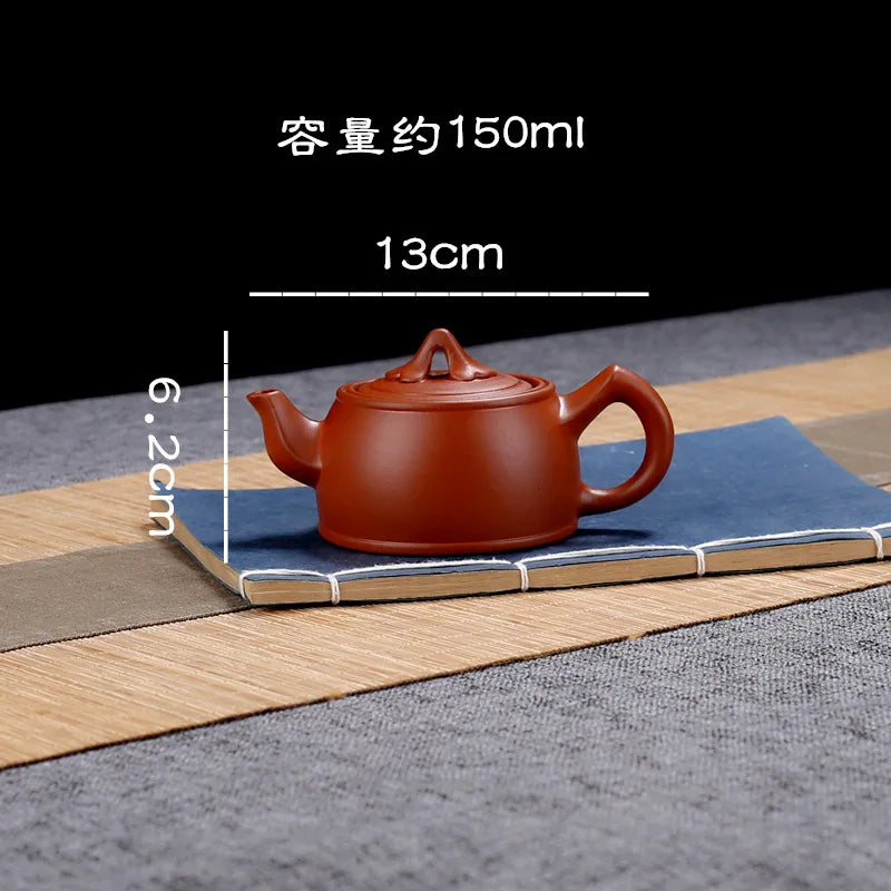 150cc Yixing purple clay Teapot Tea Pot Handmade Kung Fu Tea Set Teapots Ceramic Chinese Ceramic Clay Kettle Safe Packaging