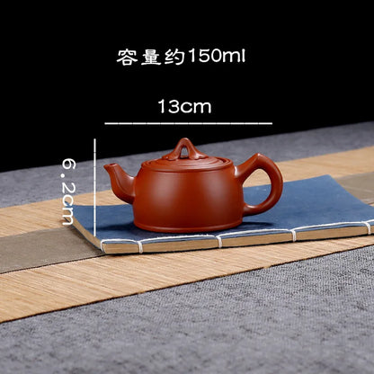 150cc Yixing purple clay Teapot Tea Pot Handmade Kung Fu Tea Set Teapots Ceramic Chinese Ceramic Clay Kettle Safe Packaging