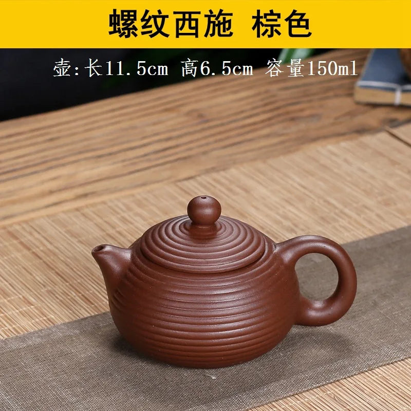 150cc Yixing purple clay Teapot Tea Pot  Handmade Kung Fu Tea Set Teapots Ceramic Chinese Ceramic Clay Kettle
