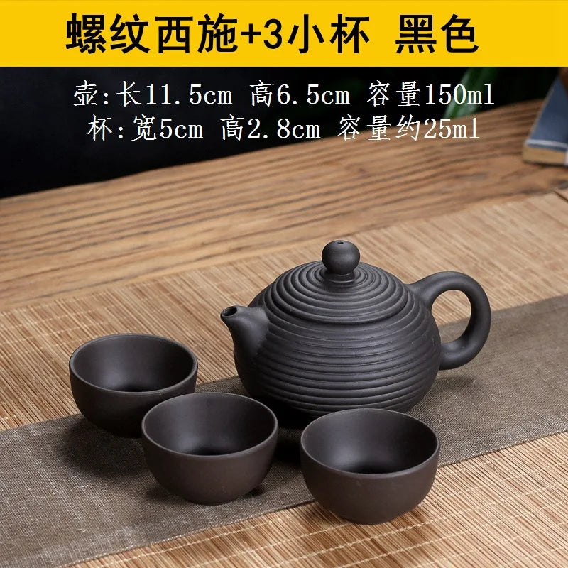 150cc Yixing purple clay Teapot Tea Pot  Handmade Kung Fu Tea Set Teapots Ceramic Chinese Ceramic Clay Kettle