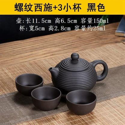 150cc Yixing purple clay Teapot Tea Pot  Handmade Kung Fu Tea Set Teapots Ceramic Chinese Ceramic Clay Kettle