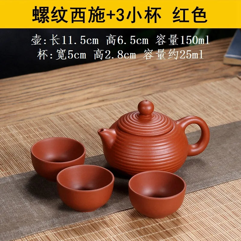 150cc Yixing purple clay Teapot Tea Pot  Handmade Kung Fu Tea Set Teapots Ceramic Chinese Ceramic Clay Kettle