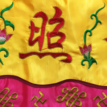 150cm Buddhist hall home Temple Decoration altar Worship Buddha Gods GOOD Embroidery Altar table enclosure wall Hanging Curtain