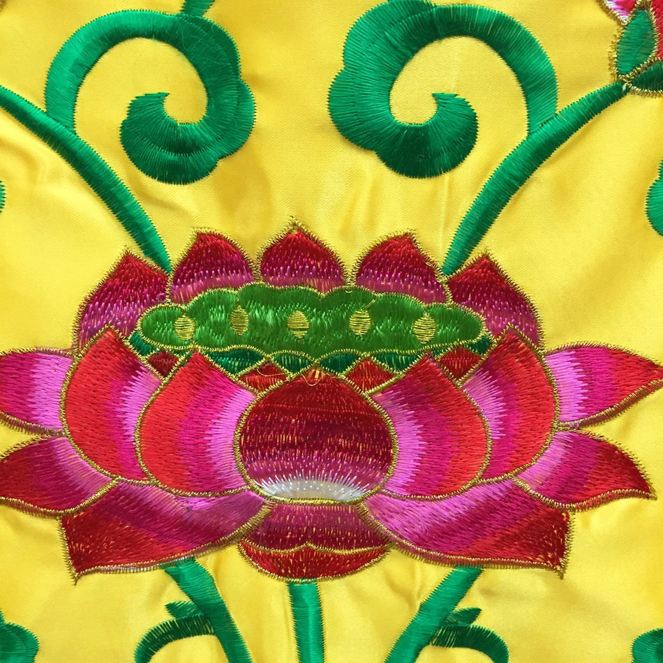 150cm long Wholesale Buddhist Taoism item HOME Temple altar Worship Buddha Embroidery Altar table enclosure wall Hanging Curtain