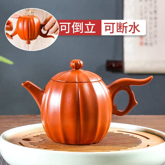 150ml/300ml Chinese Yixing Purple Clay Tea Pot Raw Ore Zhu Mud Beauty Tea Infuser Handmade Filter Teapot Tradition Zisha Tea Set