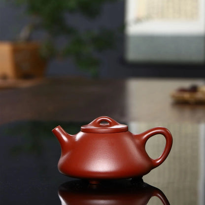 150ml Authentic Chinese Yixing Purple Clay Teapots Famous Artists Handmade High Stone Scoop Tea Pot Kettle Zisha Tea Set Teaware