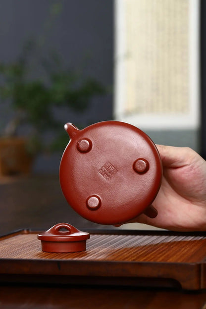 150ml Authentic Chinese Yixing Purple Clay Teapots Famous Artists Handmade High Stone Scoop Tea Pot Kettle Zisha Tea Set Teaware