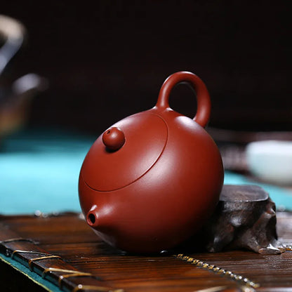 150ml Authentic Yixing Purple Clay Teapot Ball Hole Filter Xishi Tea Pot Raw Ore Dahongpao Beauty Kettle Handmade Zisha Tea Set