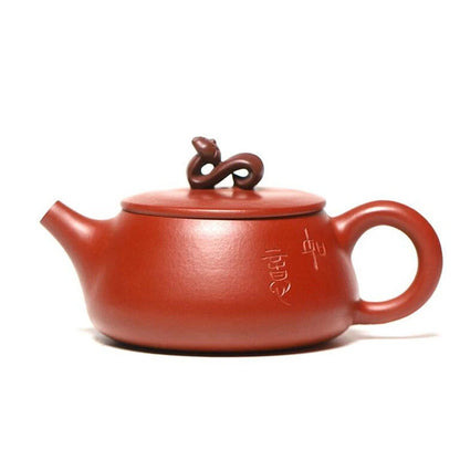 150ml Authentic Yixing Purple Clay Teapots Famous Handmade Stone Scoop Tea Pot Raw Ore Dahongpao Kettle Chinese Zisha Tea Set