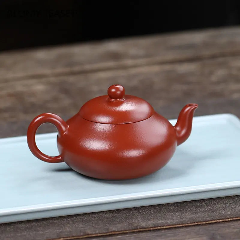 150ml Chinese Yixing Authentic Purple Clay Teapots Famous Artists Handmade Bian Tea Pot Beauty Kettle Raw Ore Zisha Tea Set