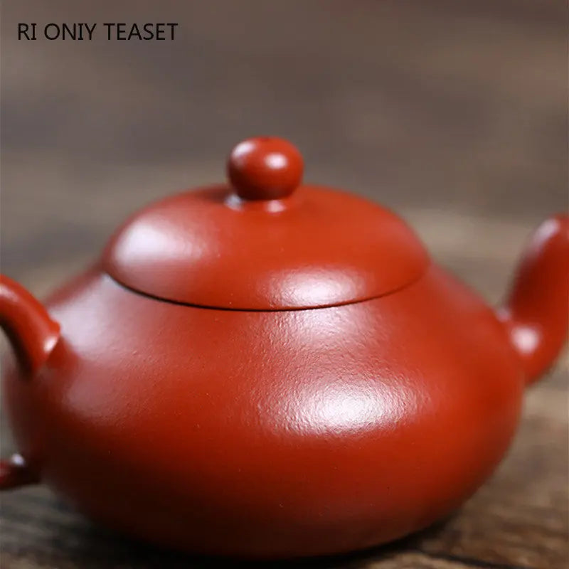 150ml Chinese Yixing Authentic Purple Clay Teapots Famous Artists Handmade Bian Tea Pot Beauty Kettle Raw Ore Zisha Tea Set
