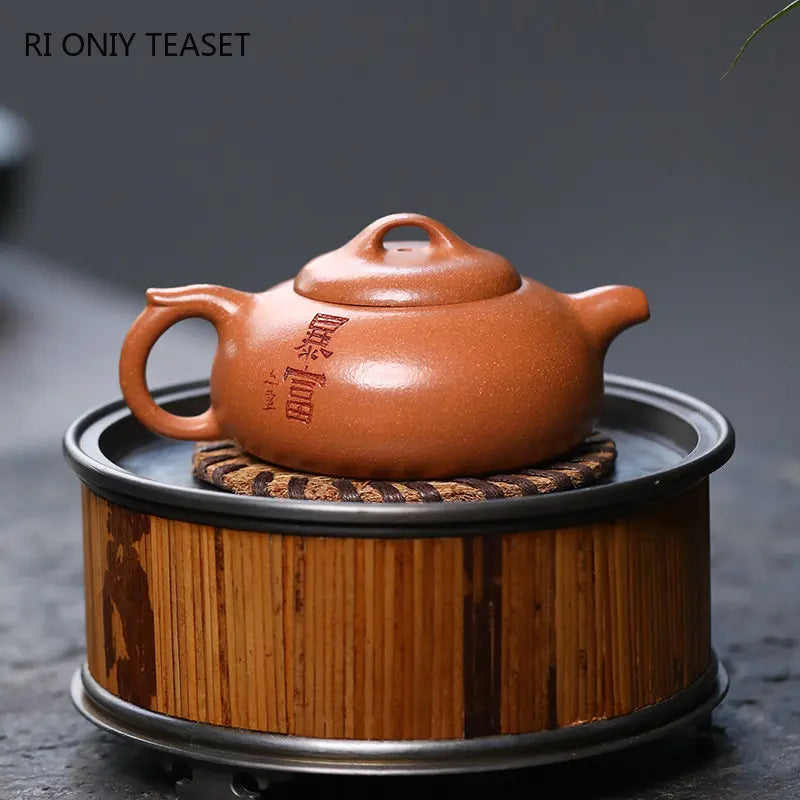 150ml Chinese Yixing High-end Purple Clay Teapot Famous Artists Handmade Tea Pot Raw Ore Section Mud Beauty Kettle Zisha Tea Set
