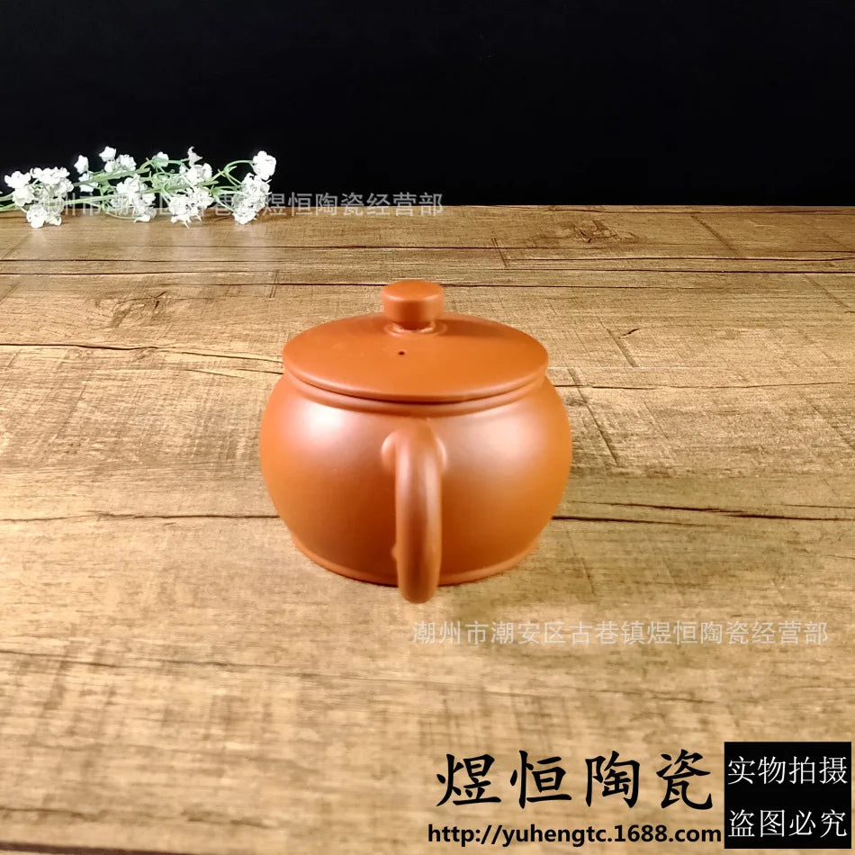 150ml Chinese Yixing Purple Clay Tea Pot Home  Customized Teaware Handmade Xishi Teapot Kettle Tea Ceremony