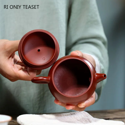 150ml Chinese Yixing Purple Clay Teapots Authentic Handmade Tea Pot Raw Ore Dahongpao Beauty Kettle Zisha Tea Set Customized