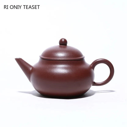 150ml Chinese Yixing Purple Clay Teapots Traditional Handmade Tea Pot Kettle Raw Ore Zhu Mud Famous Zisha Tea Set Accessories
