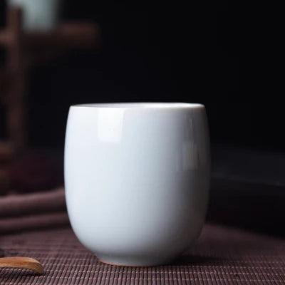 150ml Chinese master cup crackle glaze porcelain tea cup marked Longquan celadon cup of tea kungfu personal teacups brother kiln